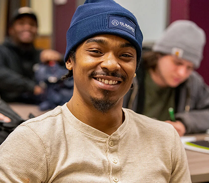 smiling student at Summit Academy