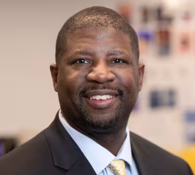 Headshot photo of President and CEO Leroy West