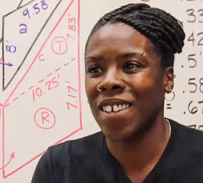 Photo of Bianca, a Summit carpentry training graduate