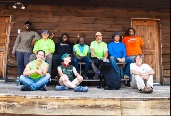 Group photo at Steger Wilderness 2023