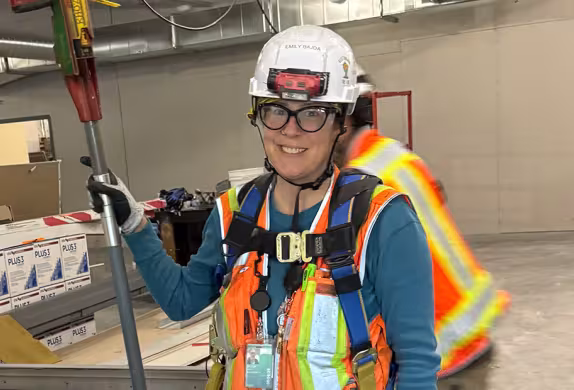 Emily, Summit electrician graduate