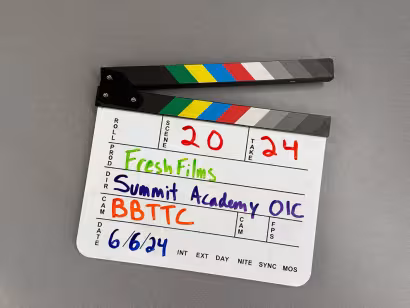 Fresh Films Clapperboard